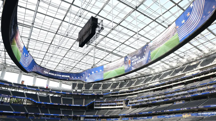 El curioso videomarcador del SoFi Stadium.