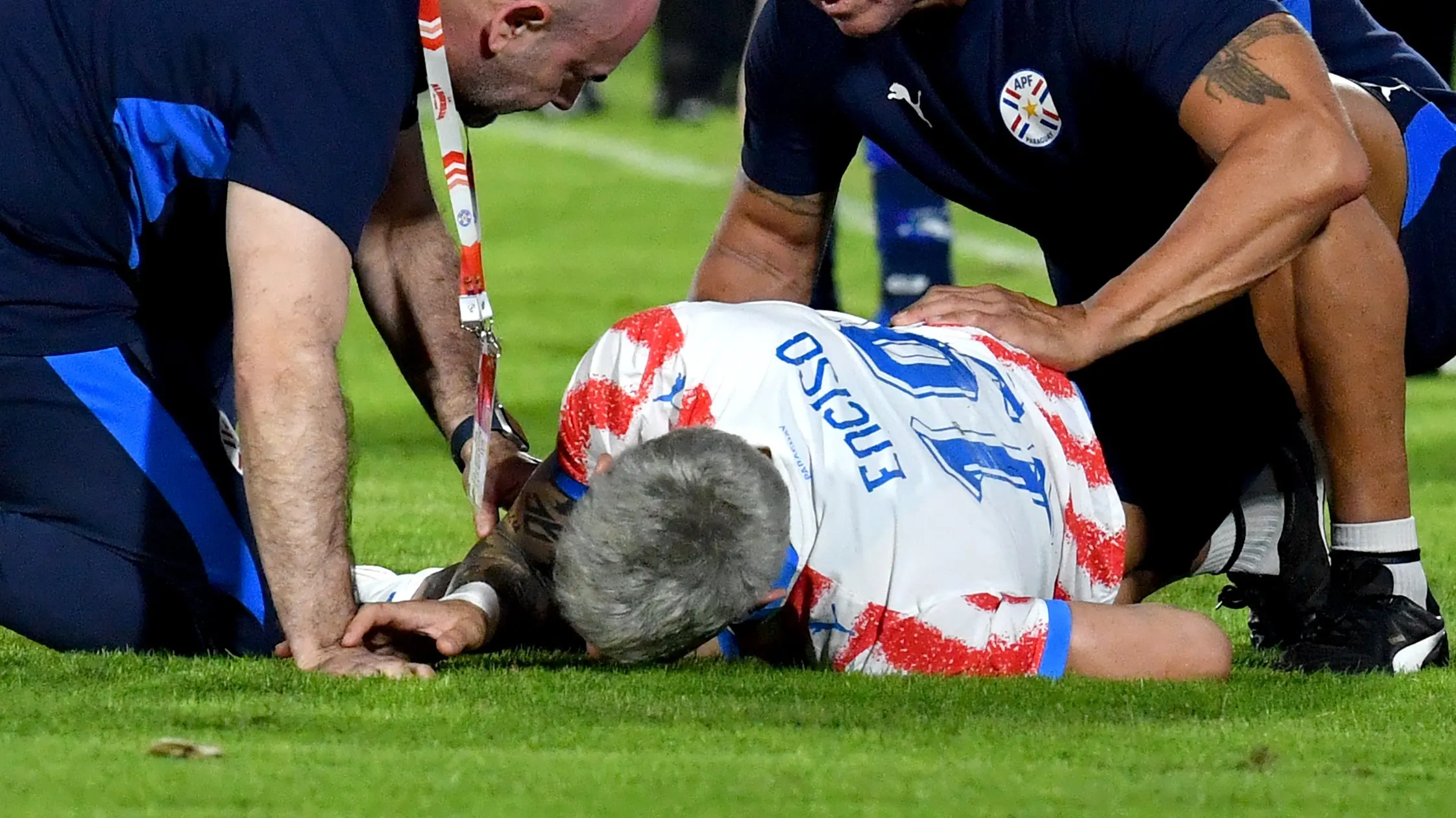 El momento que preocupó a todo Paraguay [Foto: Getty]