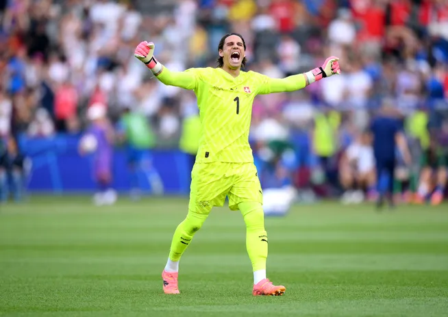 Sommer alcanzó los cuartos de final de la Eurocopa 2024 con Suiza (Getty Images)