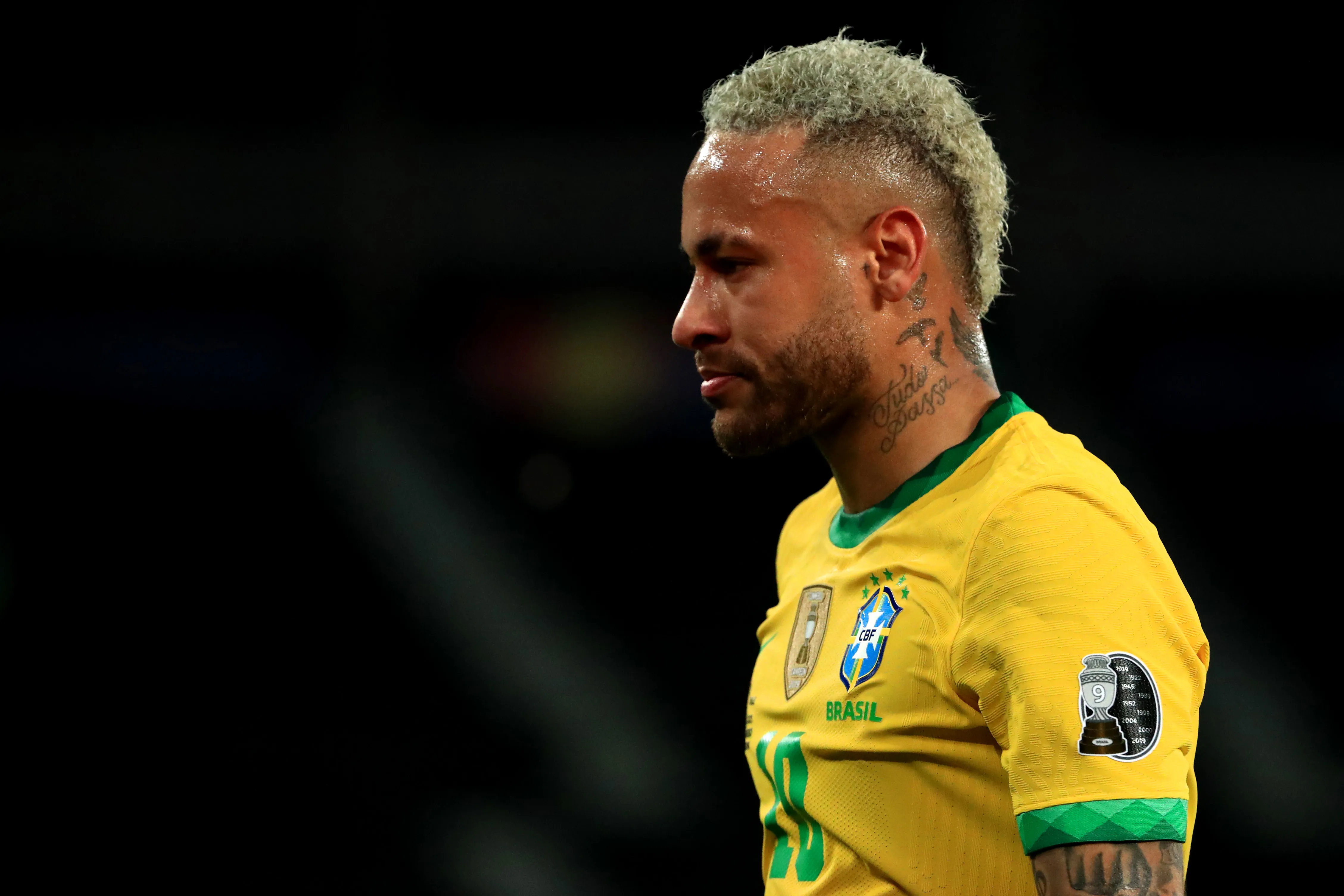Neymar no juega ante Marruecos (Getty Images)