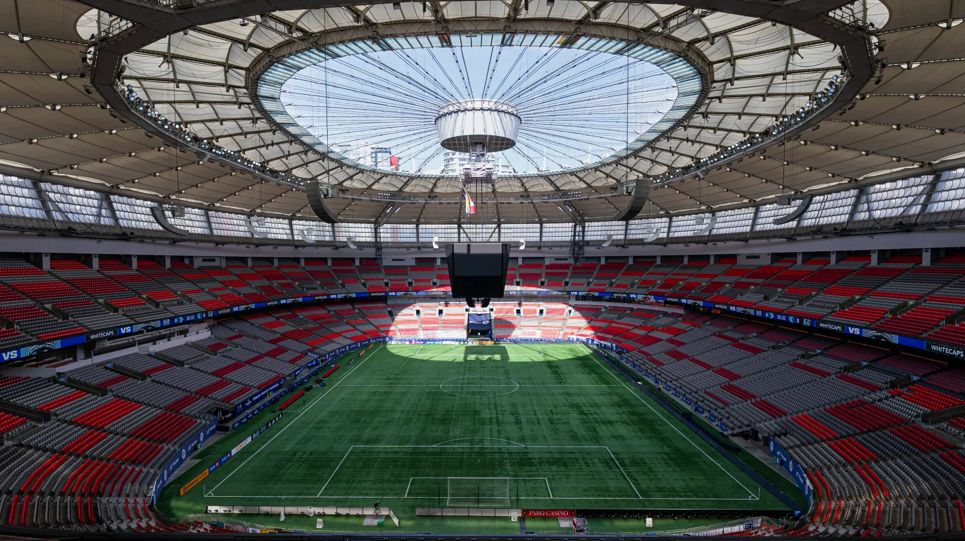Así es el BC Place Stadium en el que juegan Australia y Turquía. (GETTY IMAGES)