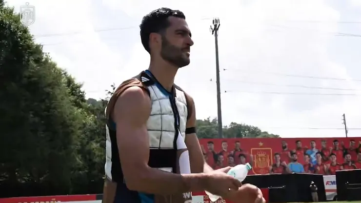 La Selección de España se la vio con un equipamiento especial en su entrenamiento de cara al debut en el Mundial 2026