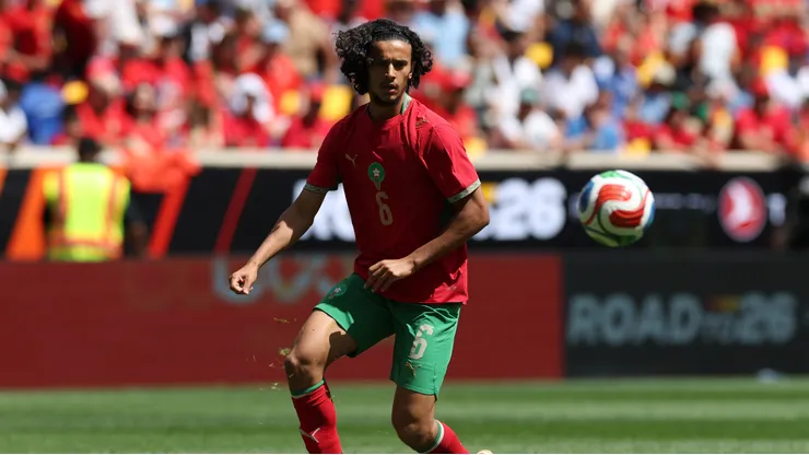 Ayyoub Bouaddi fue la gran figura de Marruecos ante Brasil.
