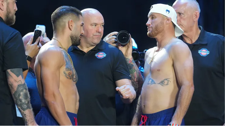 Ilia Topuria y Justin Gaethje se enfrentarán por el título del peso ligero.