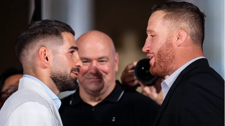 Ilia Topuria y Justin Gaethje cerrarán la cartelera de UFC Casa Blanca.
