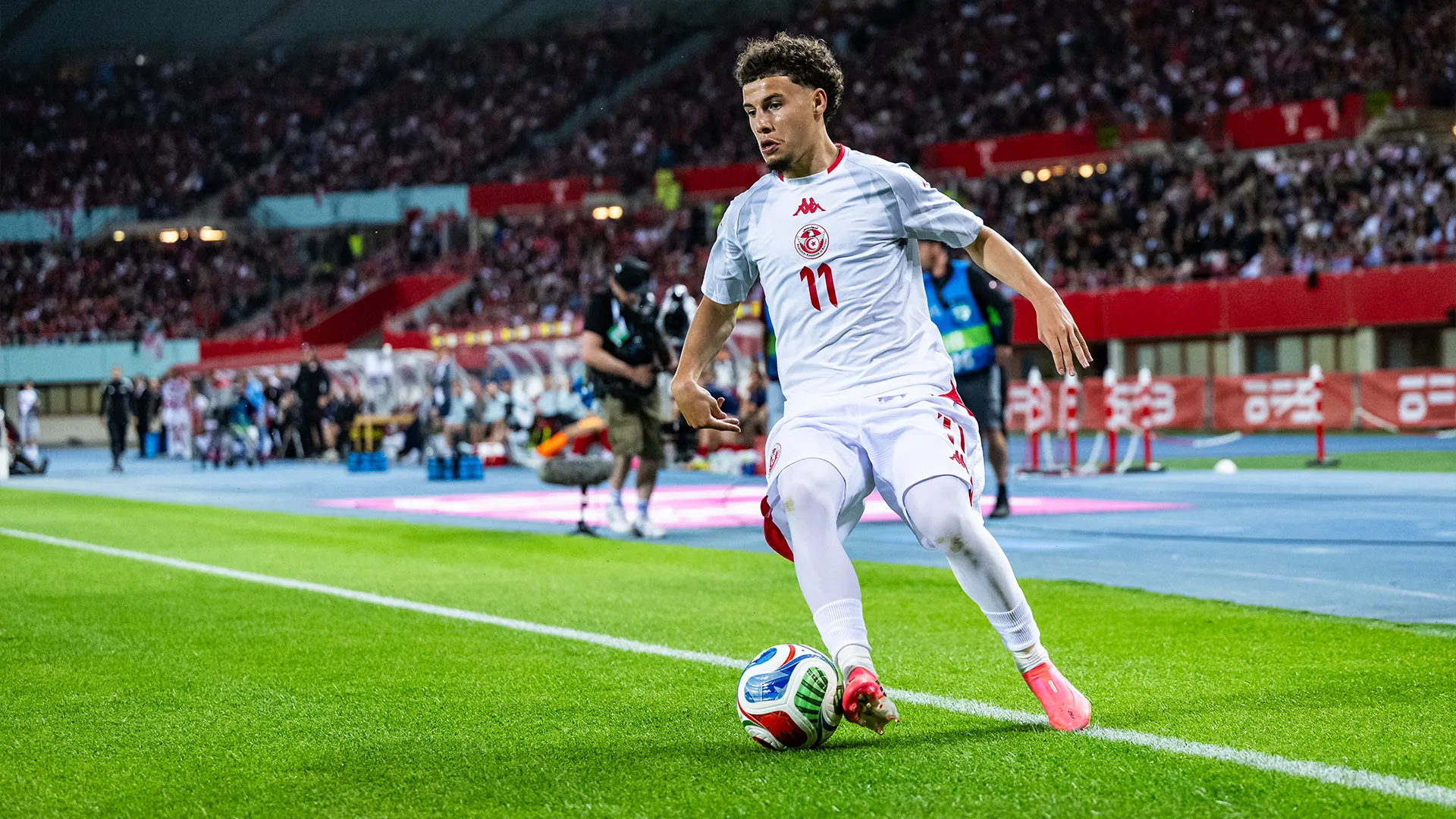 Gharbi es uno de los jugador más desequilibrantes de Túnez