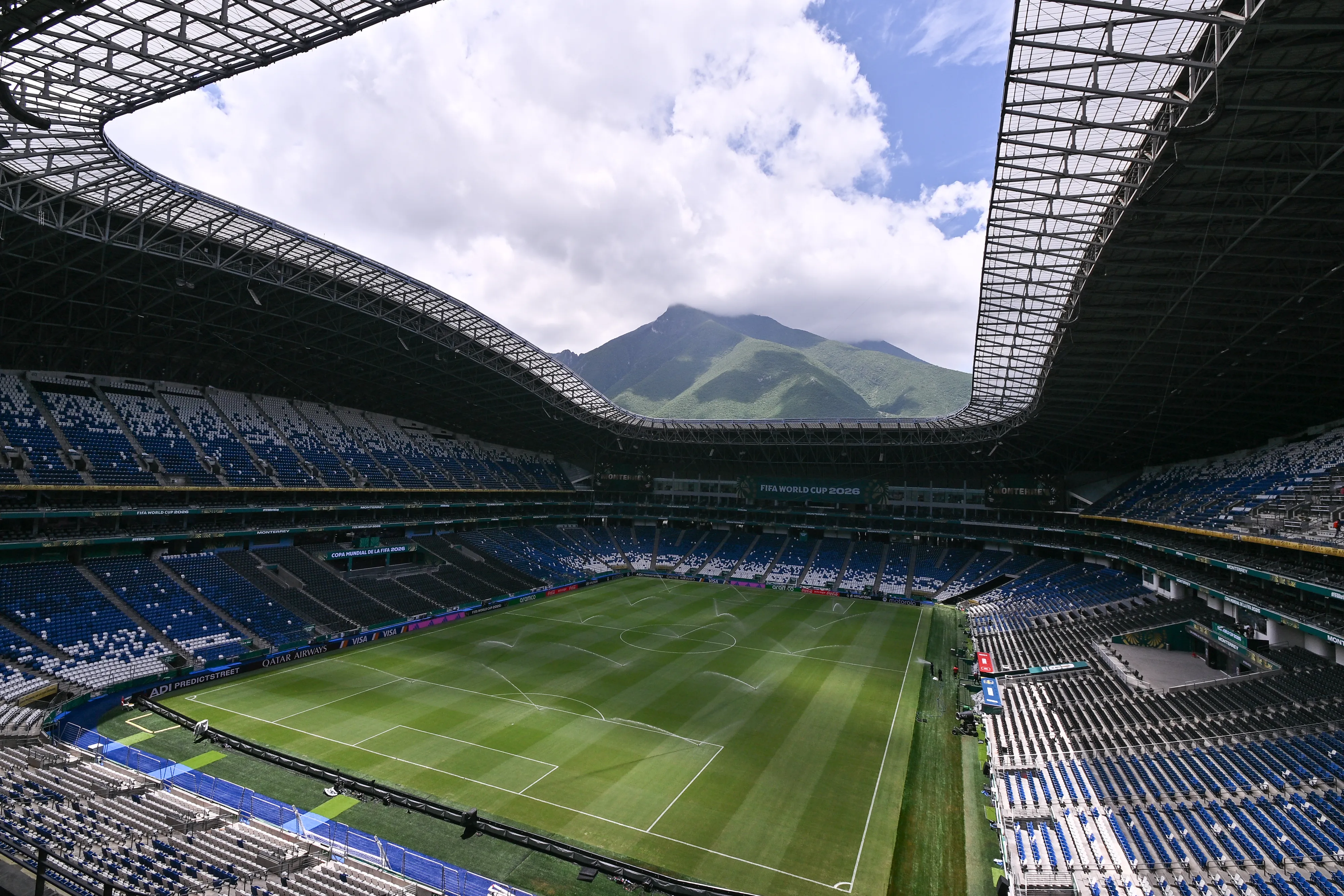 Interior del Estadio Monterrey, ubicado en Guadalupe, Mexico (Getty Images)