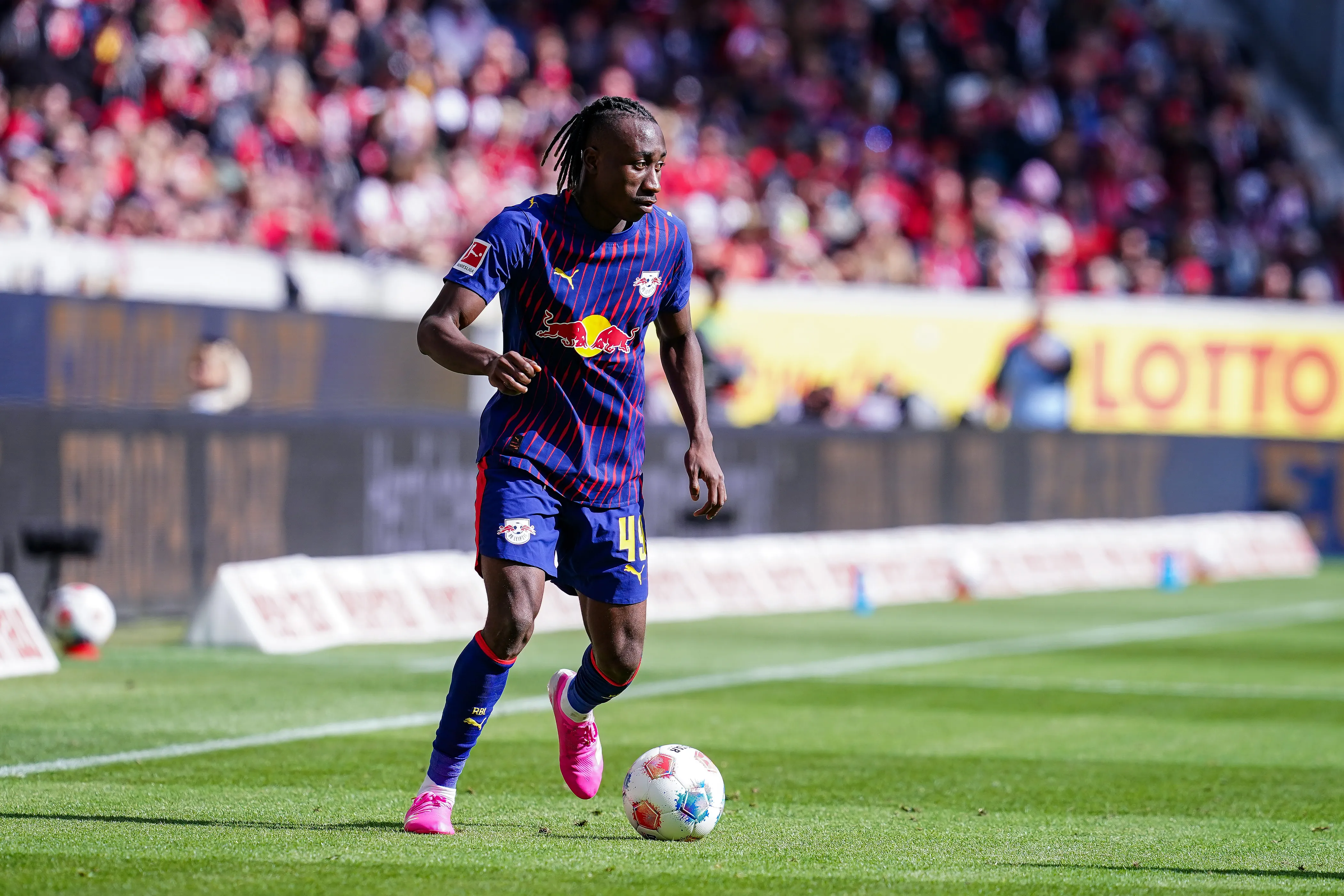 Yan Diomande en el RB Leipzig (Getty Images)