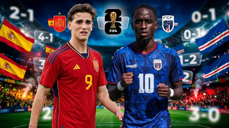 España y Cabo Verde se enfrentan por la Jornada 1 del Mundial 2026