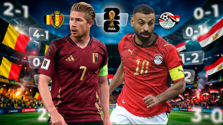 Bélgica y Egipto se enfrentan por el Grupo G del Mundial 2026