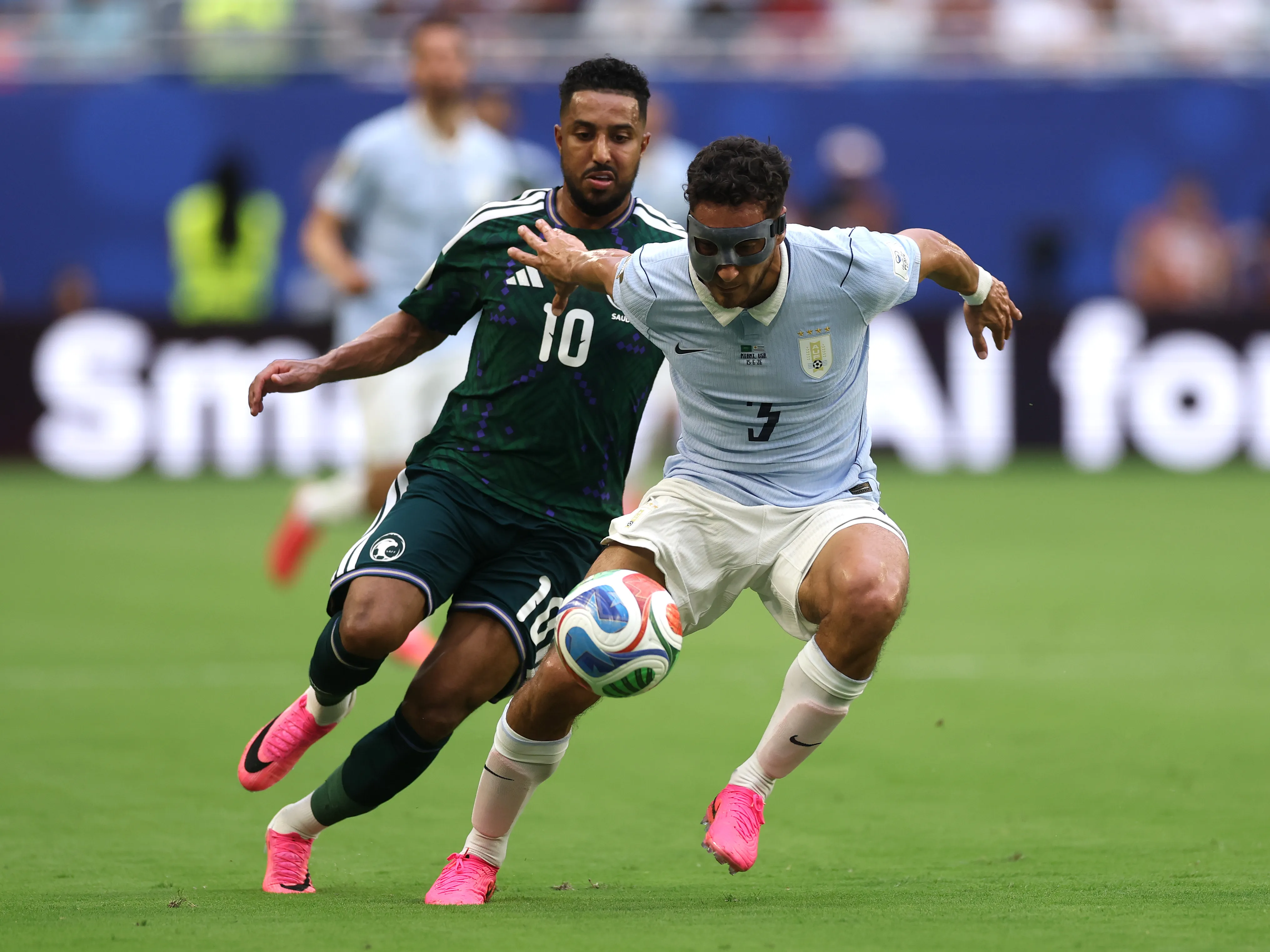 Cáceres frente a Arabia Saudita (Getty Images)