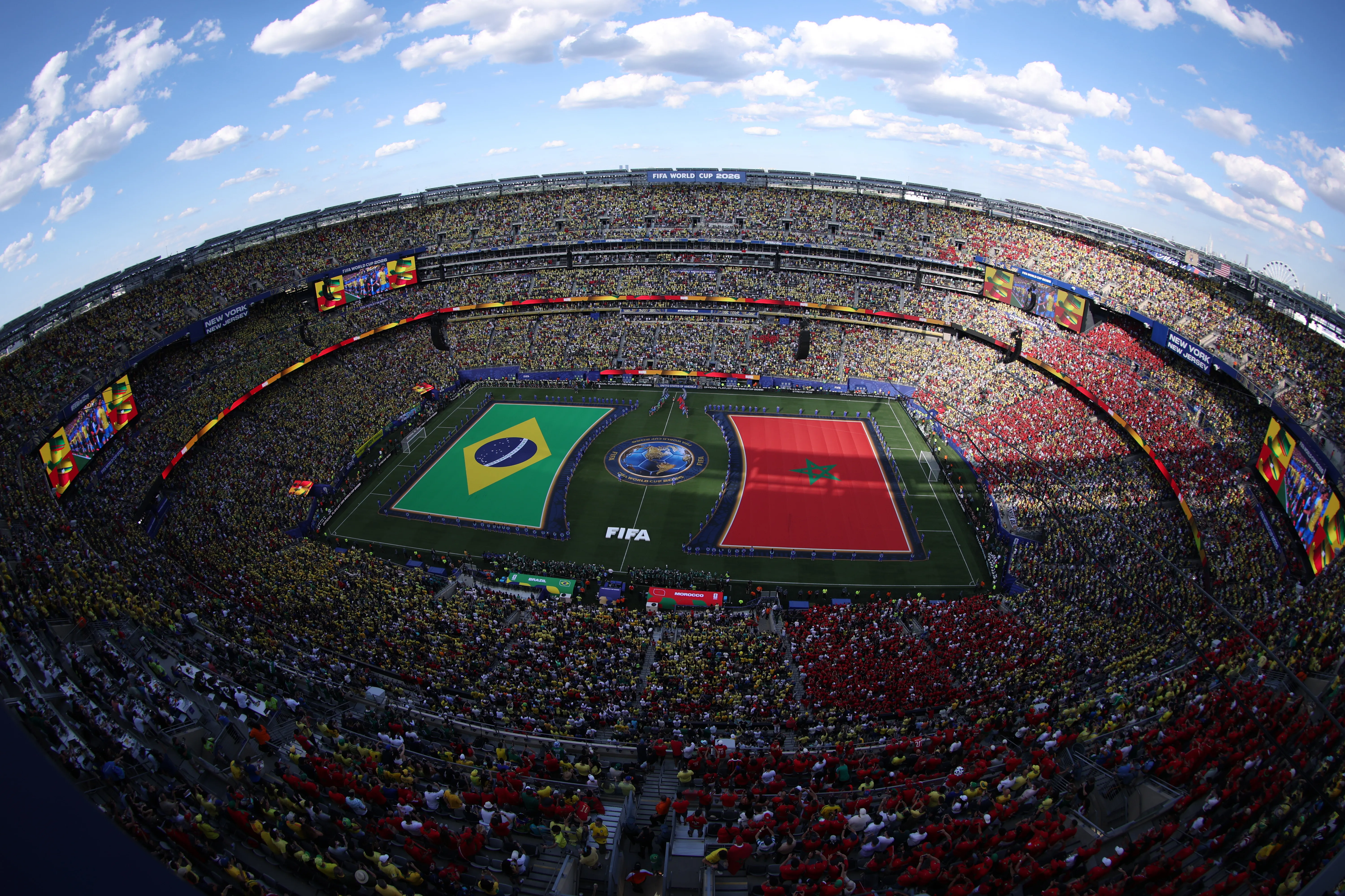 El MetLife Stadium estuvo colmado en Brasil 1-1 Marruecos, el pasado sábado 13 de junio (Getty Images)