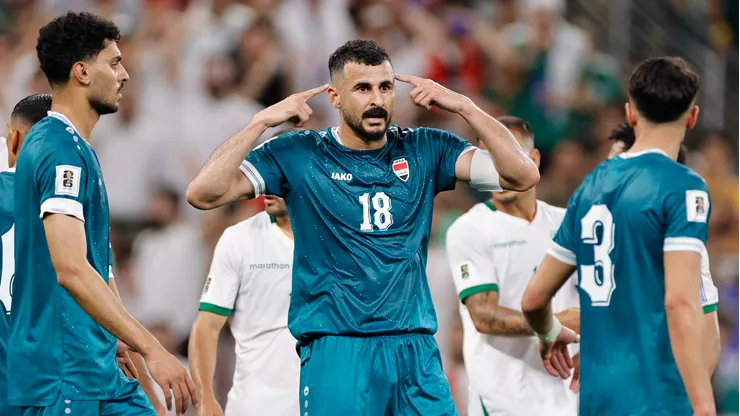 Aymen Hussein es la máxima figura de la selección de Irak.