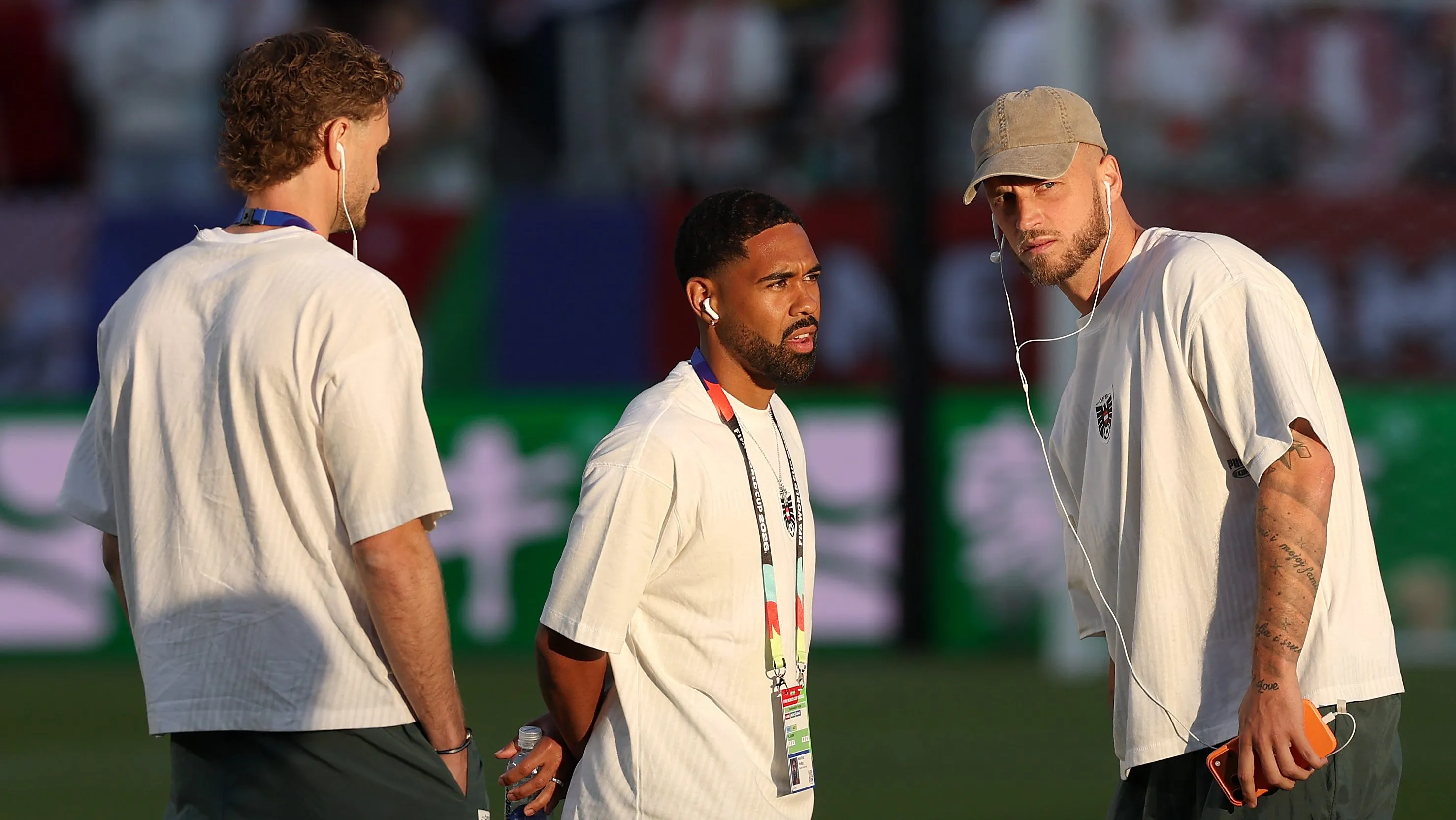 Arnautovic en el campo, en la previa de Austria-Jordania [Foto: Getty]