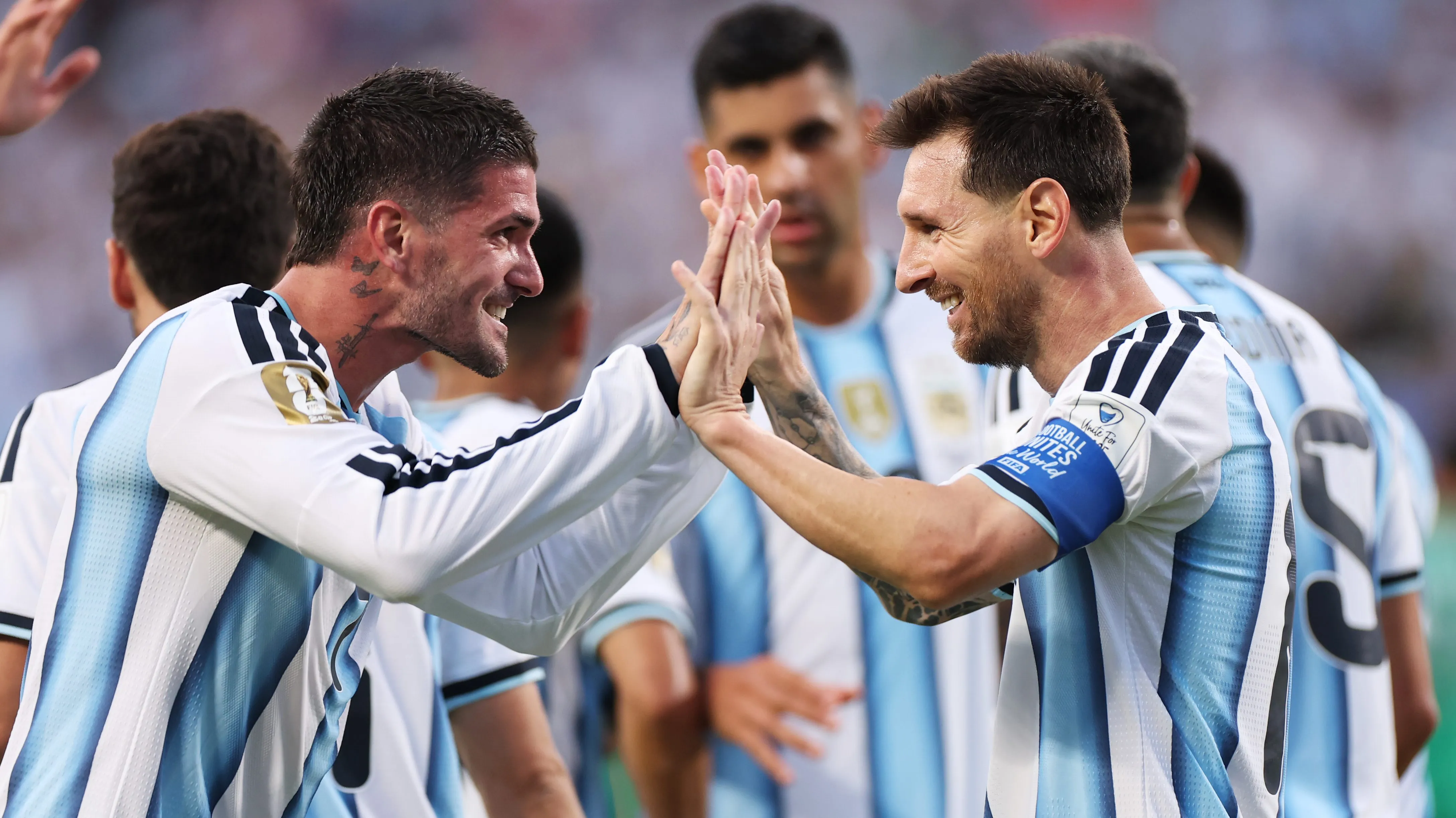 Messi y Argentina disfrutaron en el debut [Foto: Getty]
