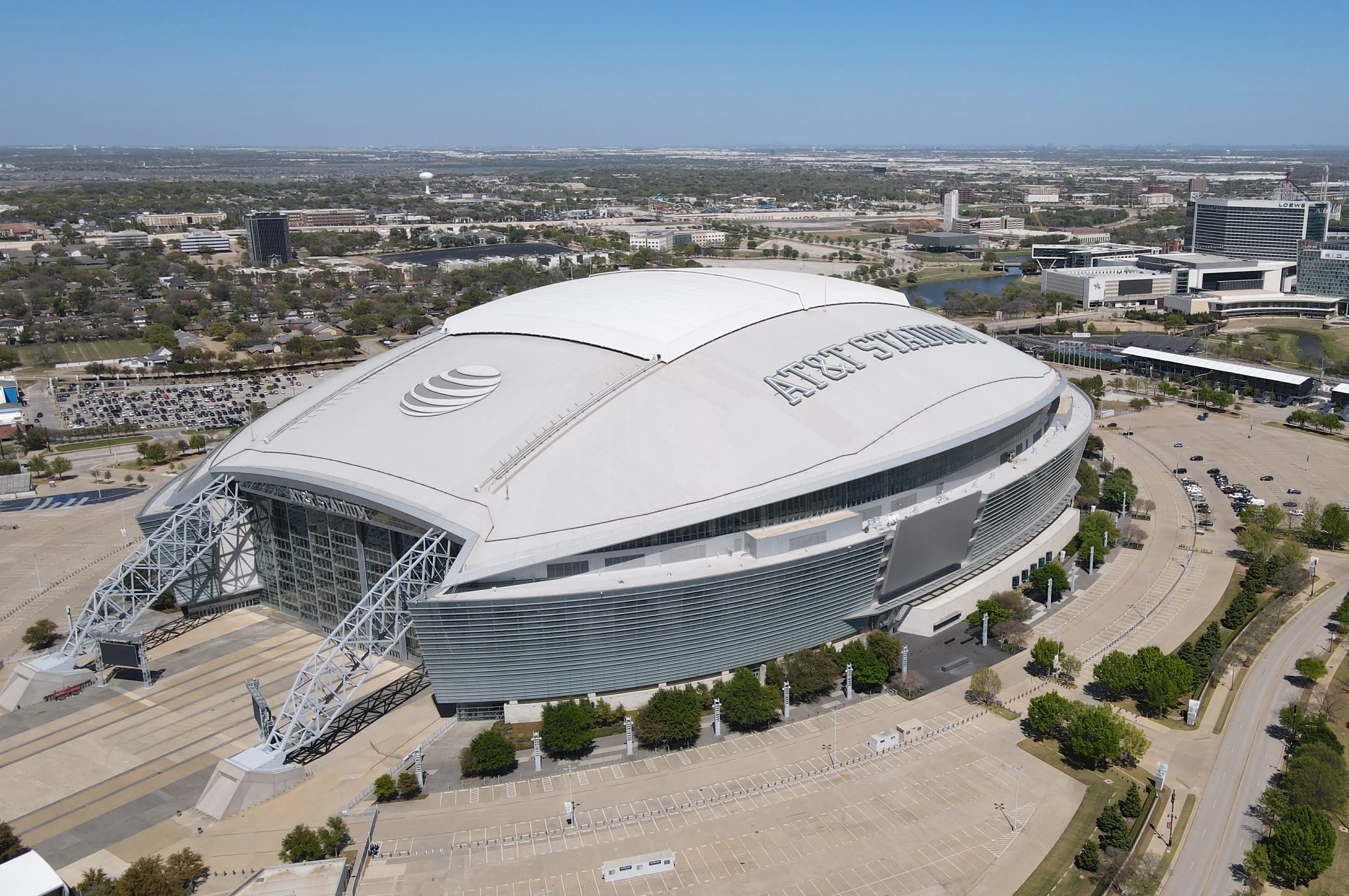 Vista aérea del Estadio Dallas de Texas (Getty Images)