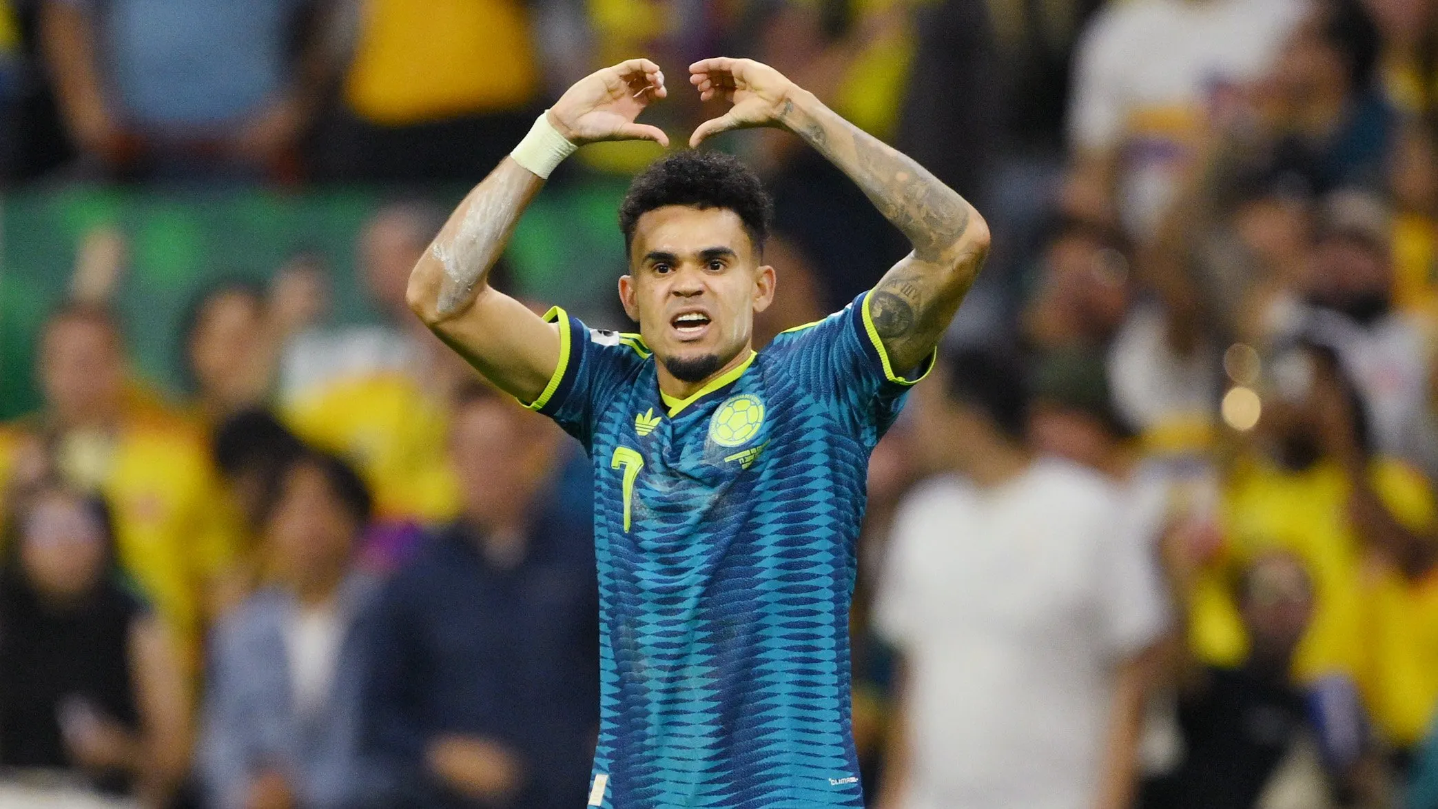 Lucho Díaz le dio los tres puntos a Colombia [Foto: Getty]