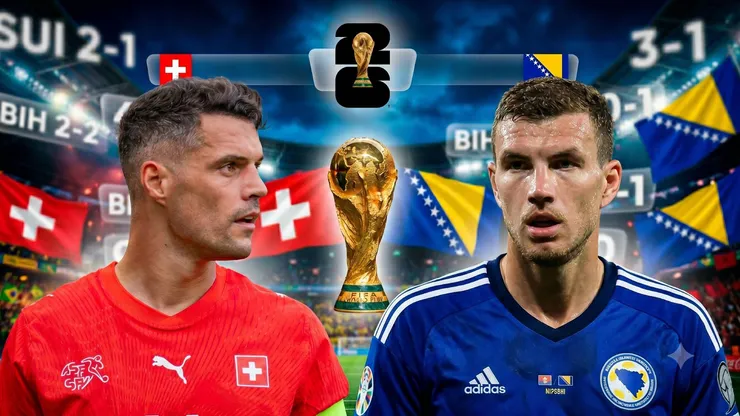 Suiza y Bosnia se enfrentan en el Mundial 2026