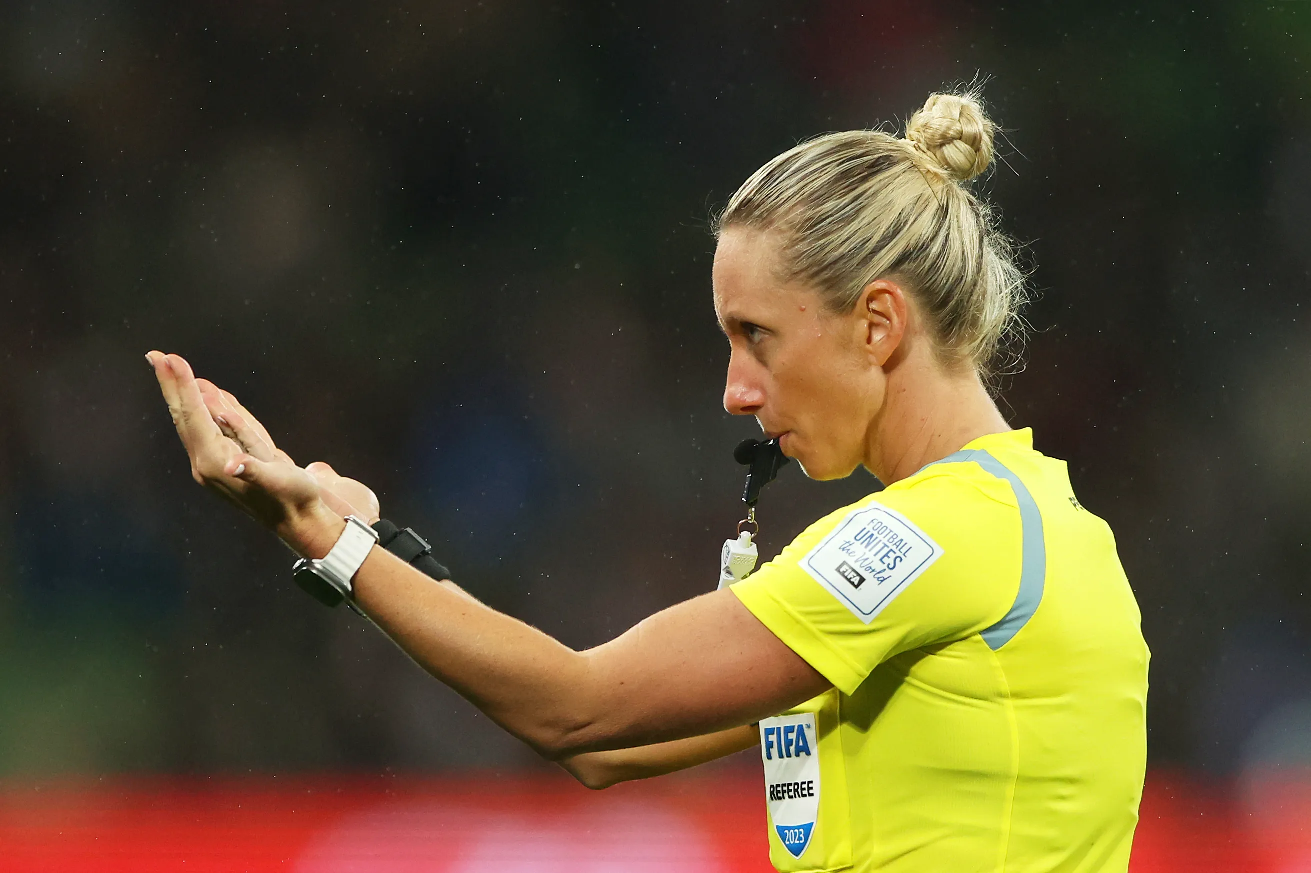 Tori Penso, la árbitra designada para República Checca vs. Sudáfrica (Getty Images)