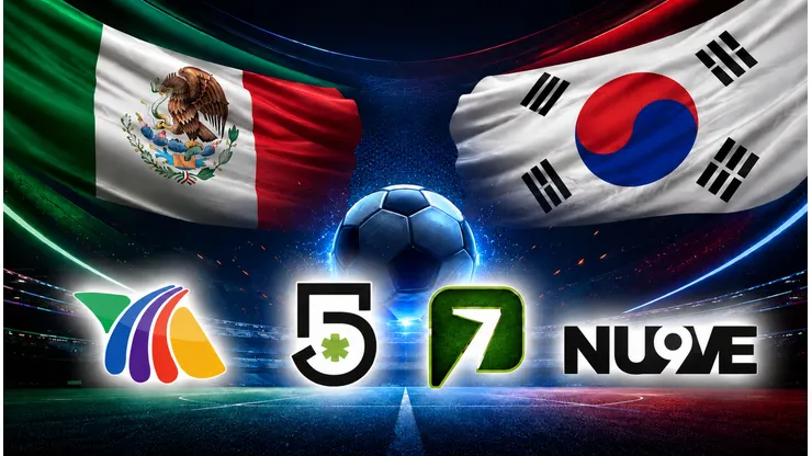 Los canales para ver México vs. Corea del Sur.