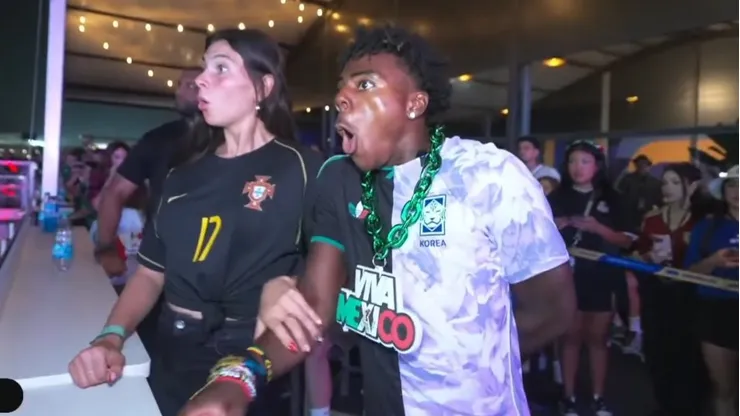 Speed celebró con todo el tanto mexicano.