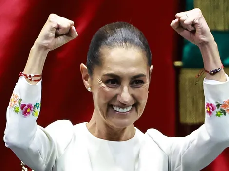 Así celebró Claudia Sheinbaum el gol y el triunfo de México