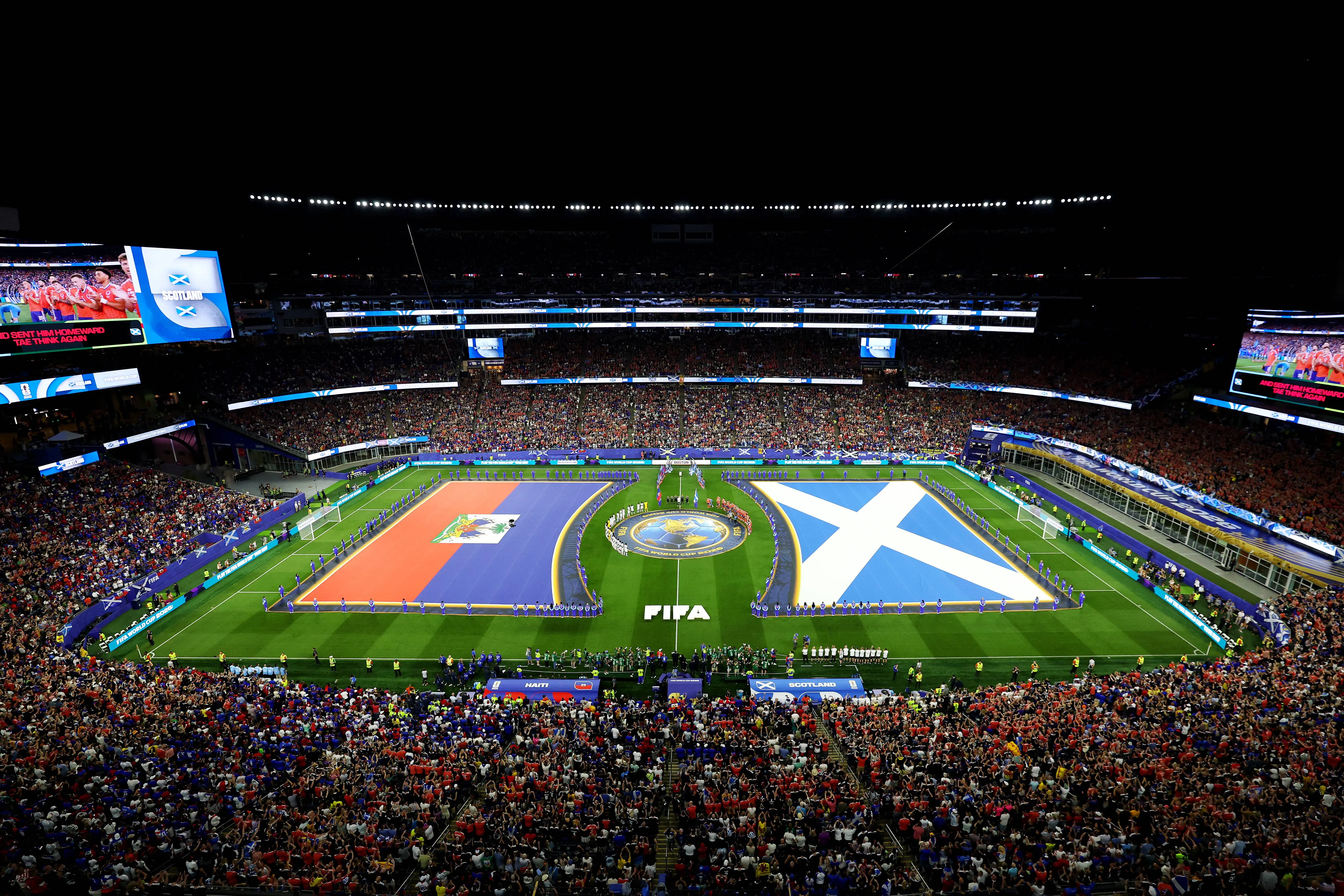El Estadio Boston en el partido entre Haití y Escocia (Getty Images)