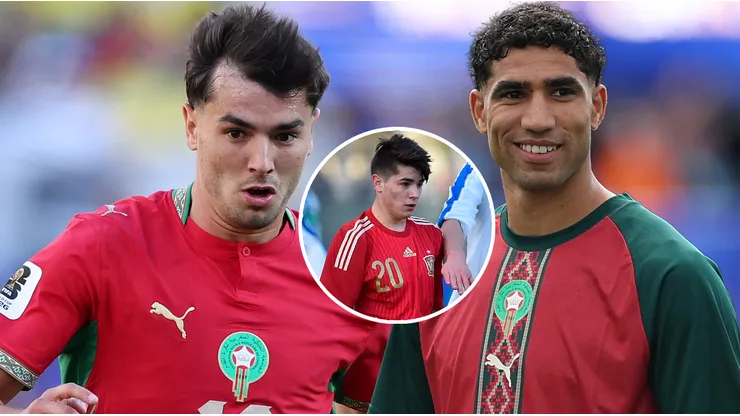 Brahim Díaz y Hakimi nacieron en España y juegan para Marruecos