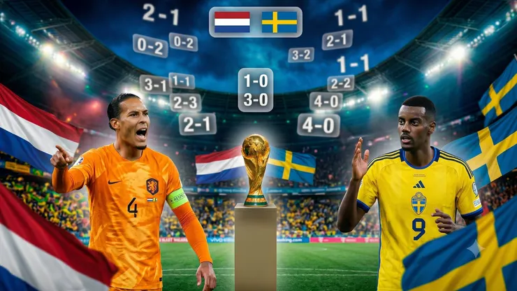Países Bajos y Suecia se enfrentan por el Mundial 2026