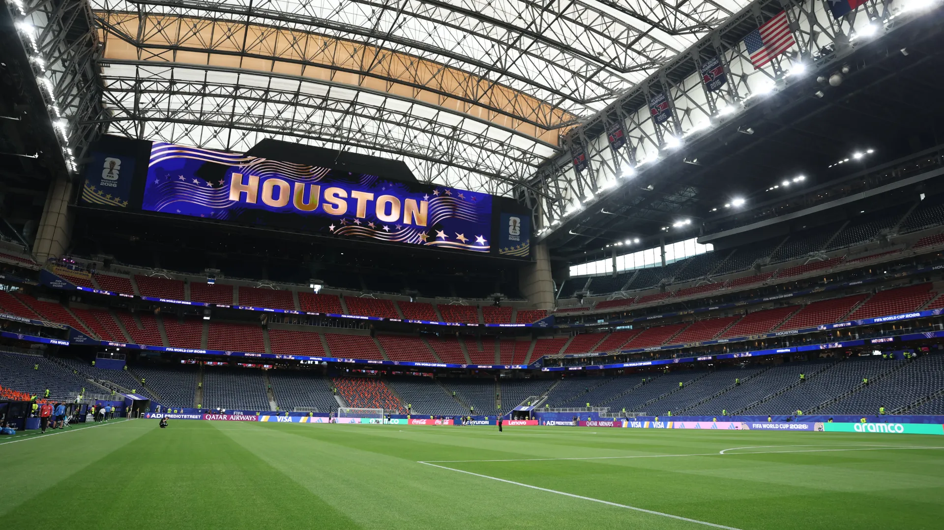 El Houston Stadium está listo para disfrutar de un nuevo partido. (GETTY IMAGES)