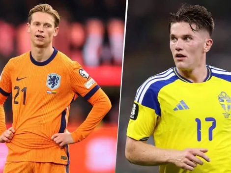 ¿Juega Frenkie de Jong? Las alineaciones de Países Bajos vs. Suecia