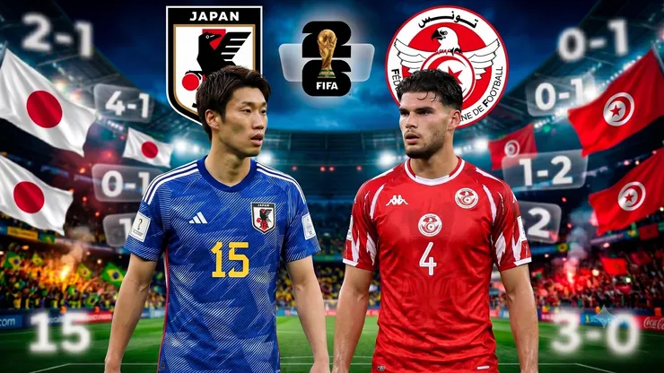Japón y Túnez se enfrentan por la Jornada 2 del Mundial 2026