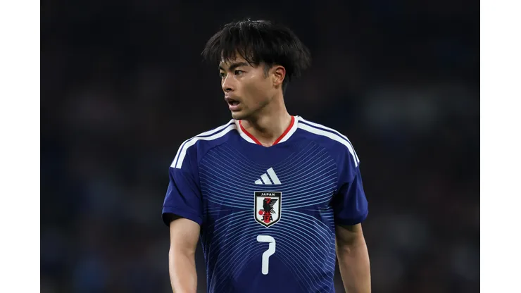 Kaoru Mitoma, afuera de la nómina ante Túnez.