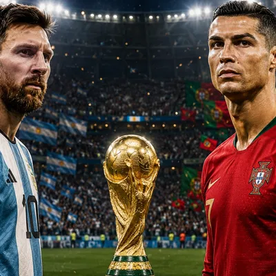 Mientras Lionel Messi tiene 16 goles en mundiales, los que anotó Cristiano Ronaldo