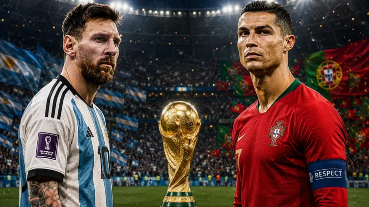 Lionel Messi vs. Cristiano Ronaldo: goles en mundiales.