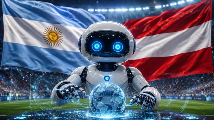 La IA predijo el resultado de Argentina vs. Austria.