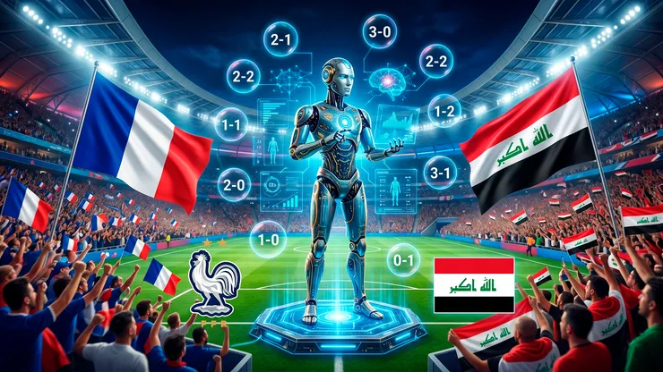 La Inteligencia Artificial predijo el resultado de Francia vs. Irak