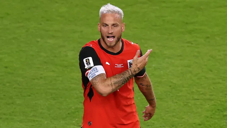 Marko Arnautović no aparece en la alineación de Austria para enfrentar a Argentina