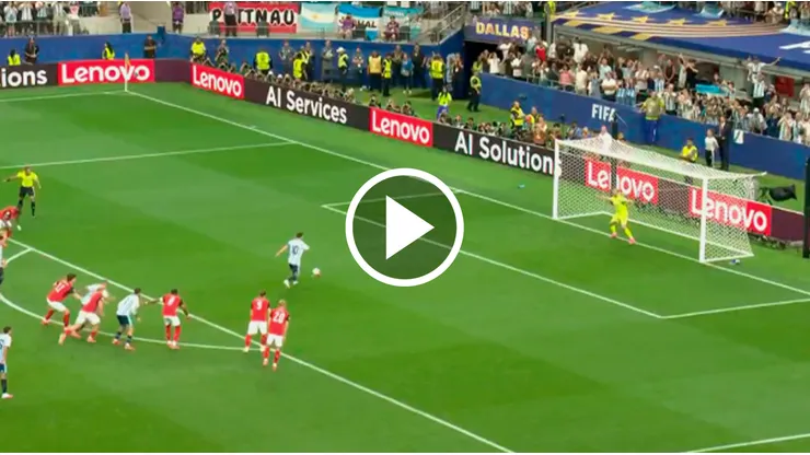 Lionel Messi no pudo marcar el penal en Argentina vs. Austria