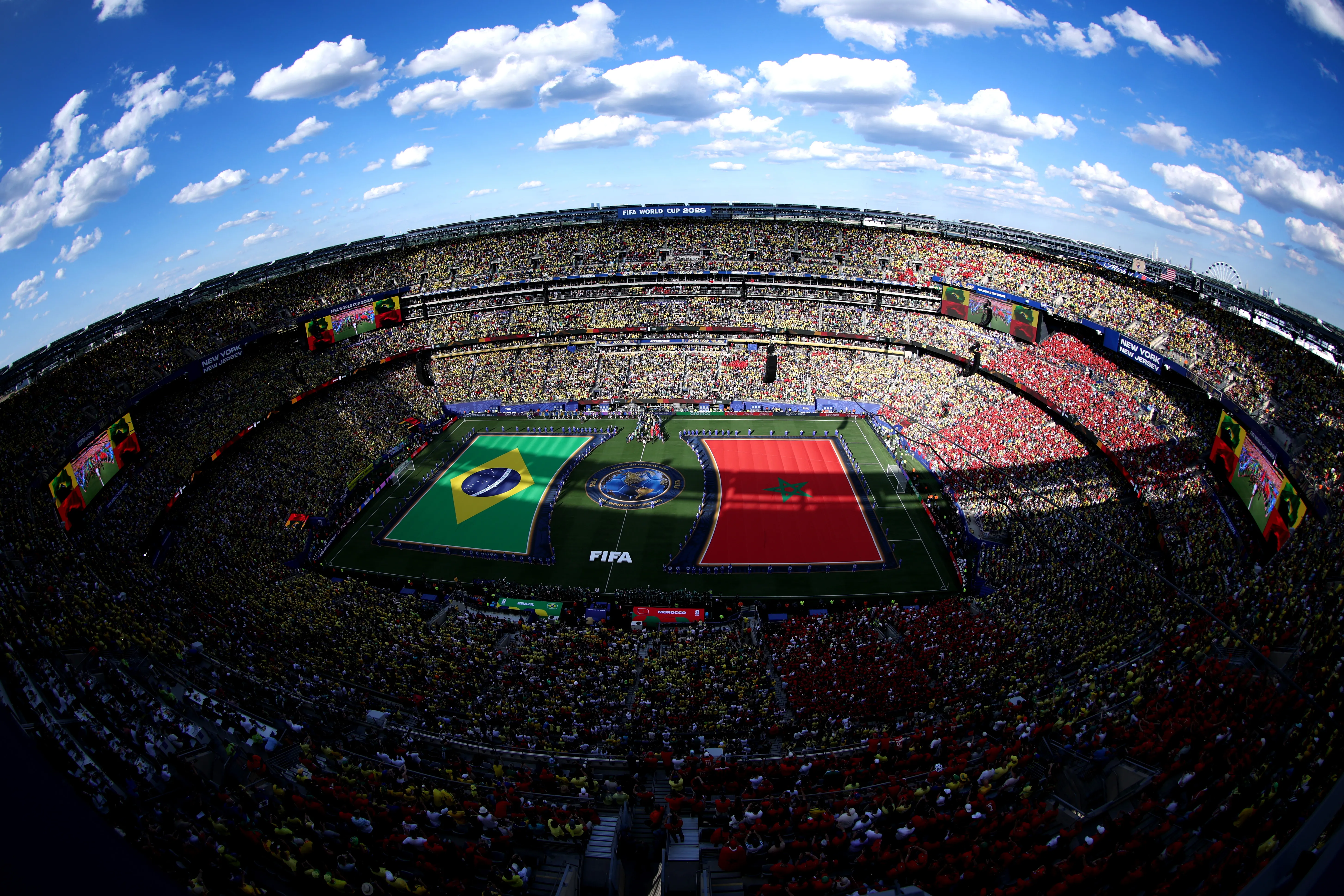 Brasil vs. Marruecos en el Estadio MetLife (Getty Images)
