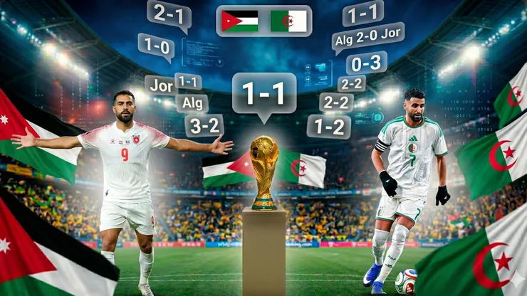 Jordania y Argelia se enfrentan por el Mundial 2026