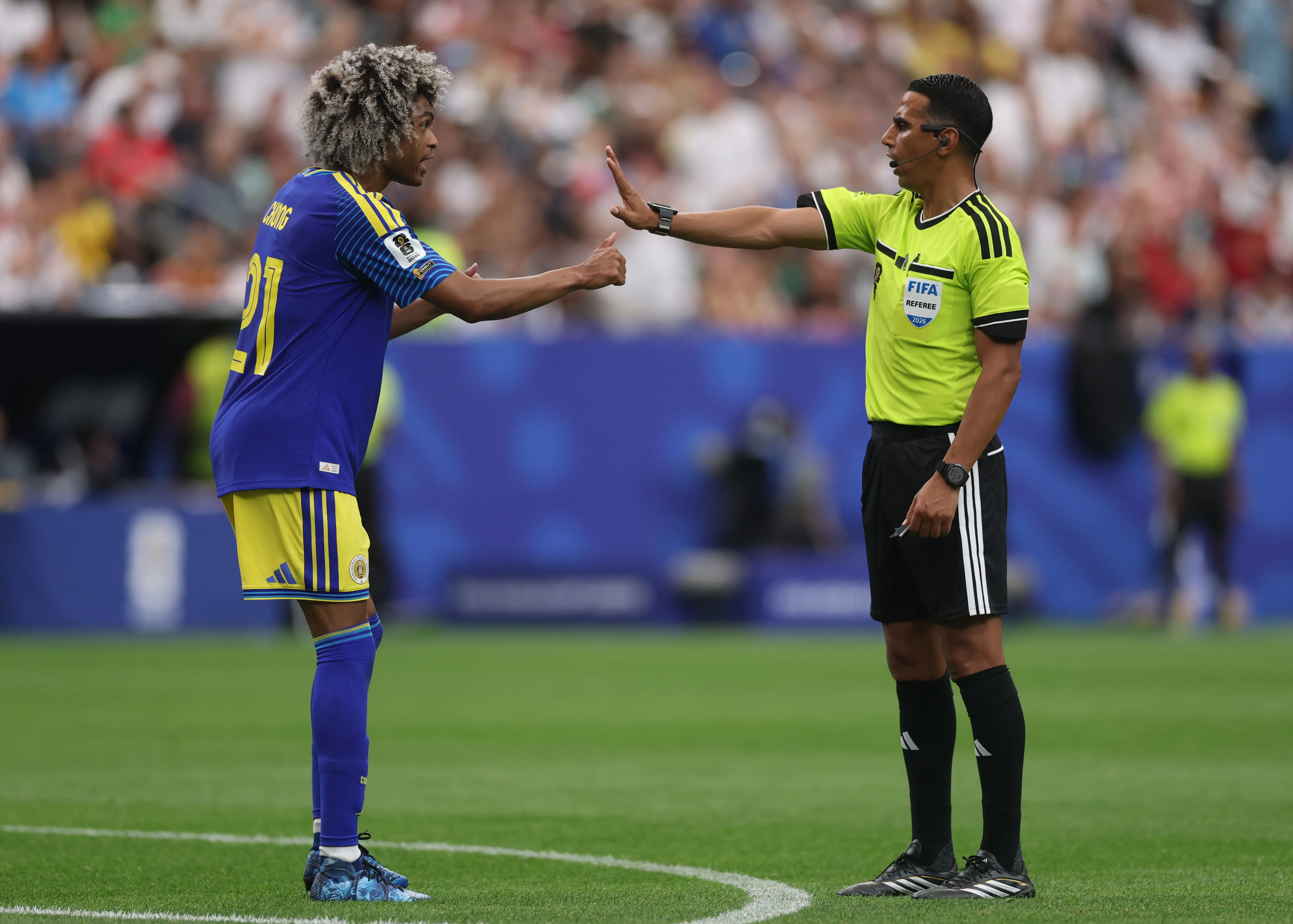 Jalal Jayed en Alemania vs. Curazao (Getty Images)