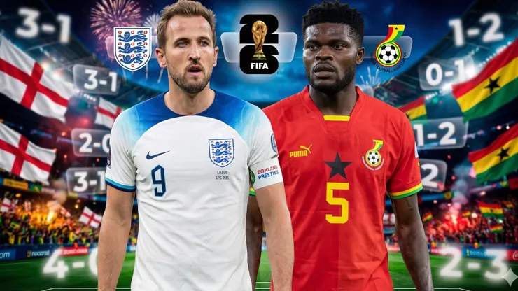 Inglaterra y Ghana se enfrentan por el Mundial 2026