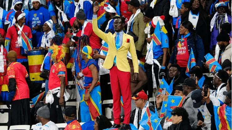 Lumumba Vea, el fanático más famoso de Congo.
