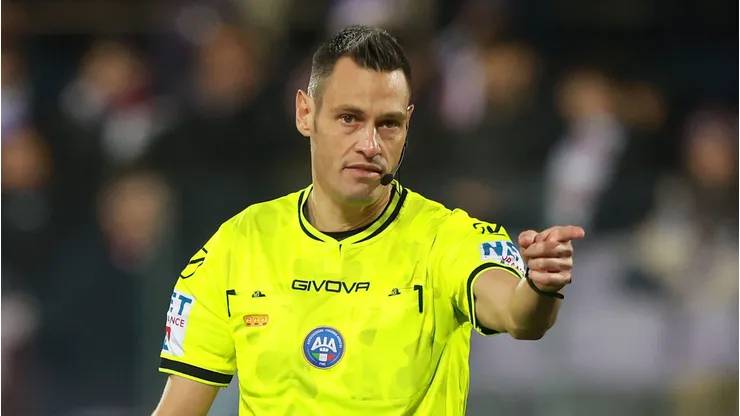 Maurizio Mariani, a cargo de Colombia vs. Congo.
