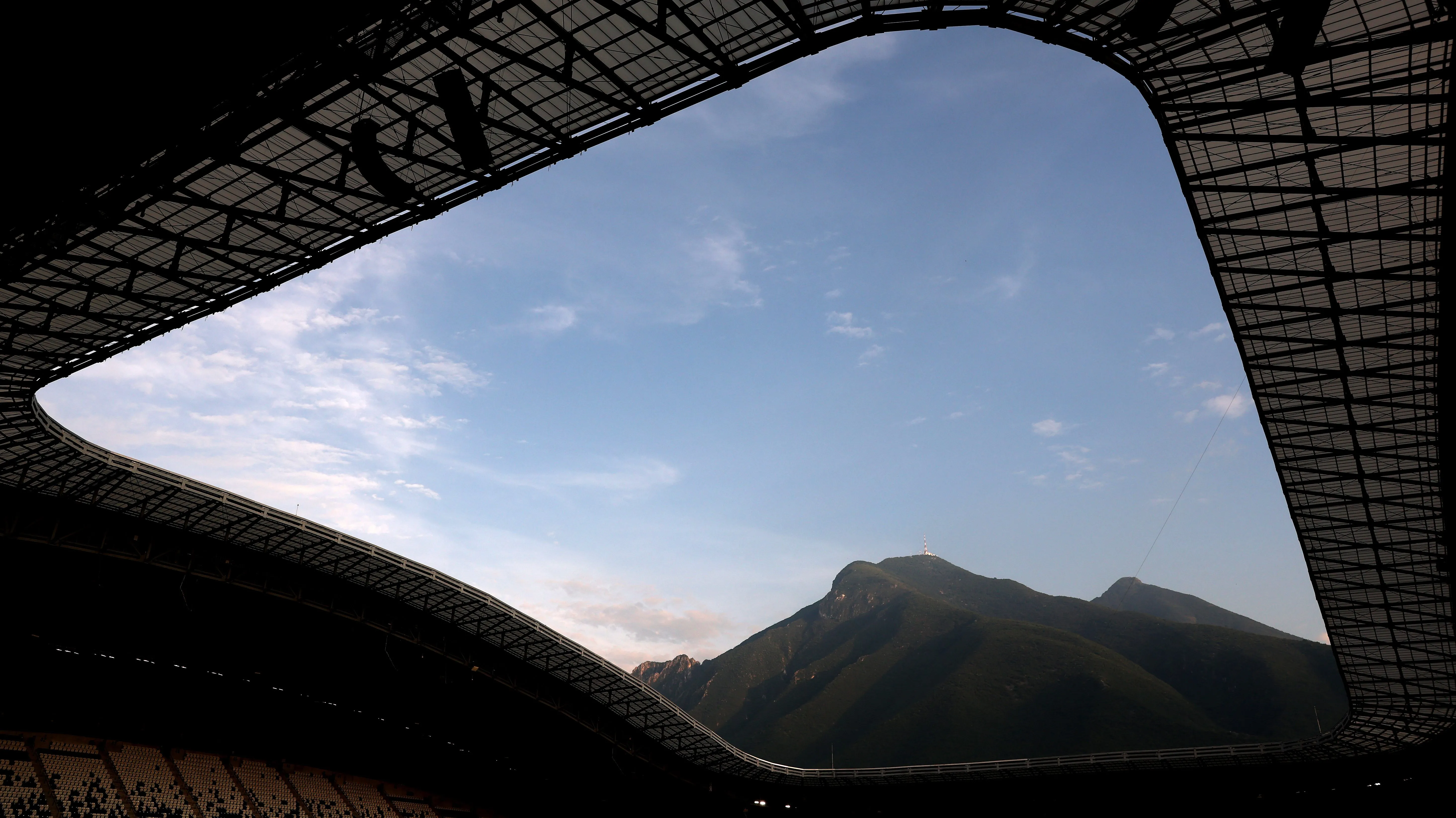 Así se ve a través del techo del BBVA [foto: Getty]
