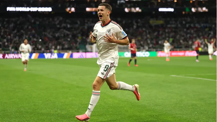 El primer gol de Álvaro Fidalgo con México