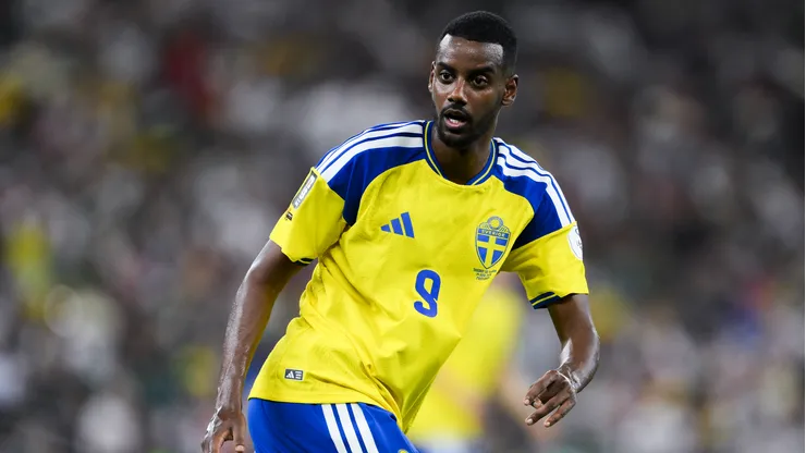 Alexander Isak será titular en el encuentro de Suecia ante Japón.