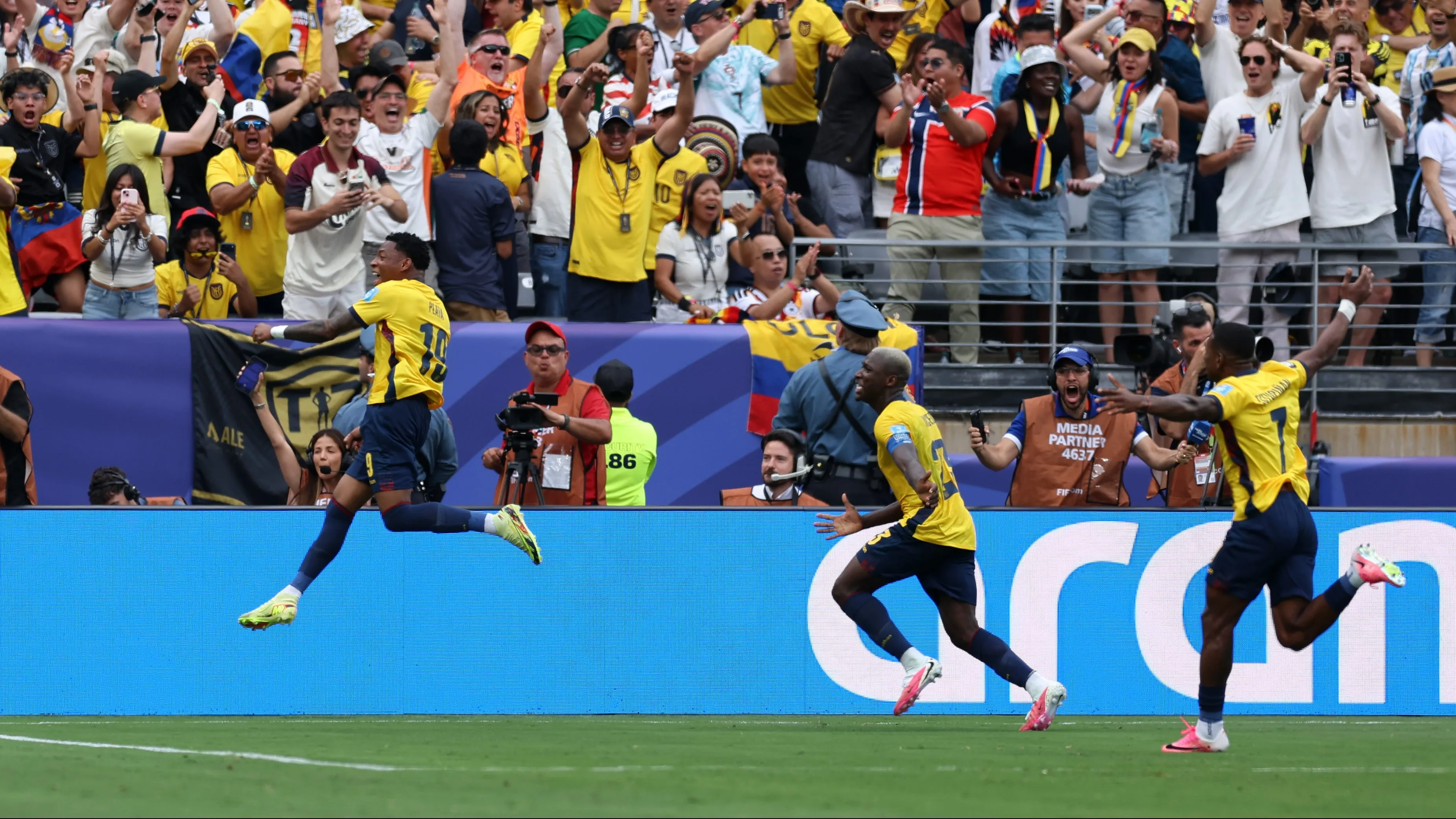 El delirio de Plata y de todo Ecuador [Foto: Getty]