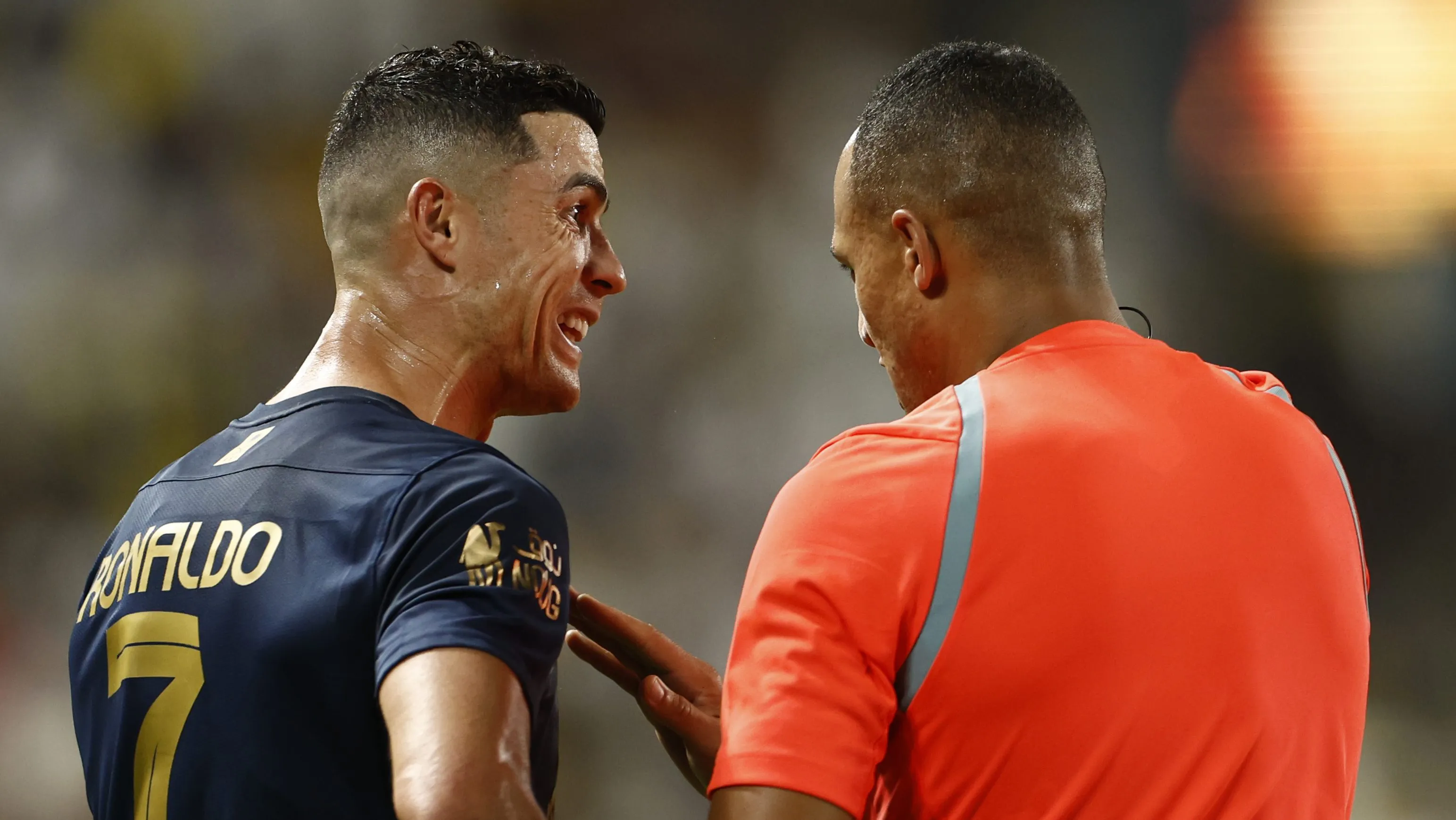 Ismail Elfath y CR7 en un partido de Al-Nassr [Foto: Getty]
